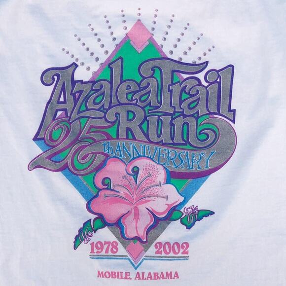 Azalea Trail Run Mobile Alabama 2002 tshirt Y2K vintage - Picture 2 of 4